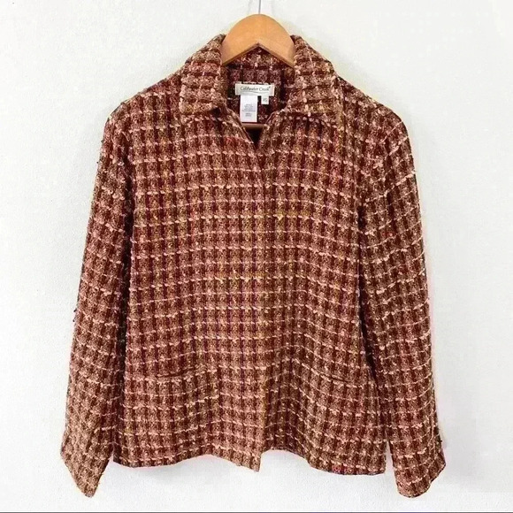 Coldwater Creek tweed jacket - Picture 1 of 4